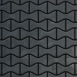 Mosaico metallo solido Acciaio grezzo laminato grigio spesso 1,6 mm Kismet-RS disegnato da Karim Rashid - Alloy precio