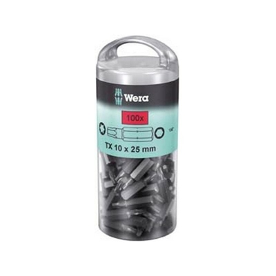 Suggerimento Pz Torx® 1/4 '' Grande Pacchetto, Lungo 25 Mm, Dimensione: 10 T - WERA