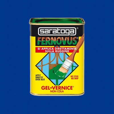 Vernice Antiruggine in Gel Fernovus, Brillante blu mare Brillante 750ml - Saratoga