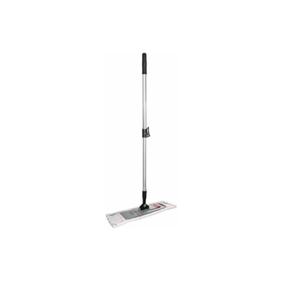 set di salviette porta mop, manico telescopico in alluminio, microfibra mop bianco/blu B400xL1450mm - Sprintus
