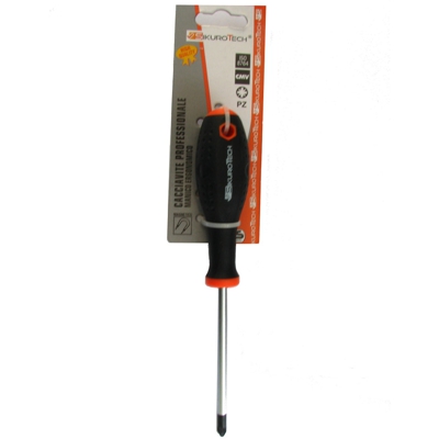 Cacciavite Pozidrive Sikurotech 03164 Giravite Pz 2X100 Punta Magnetica