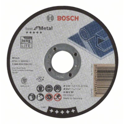 Bosch Accessories 2608603516 2608603516 Disco di taglio dritto 115 mm 22.23 mm 1 pz. características