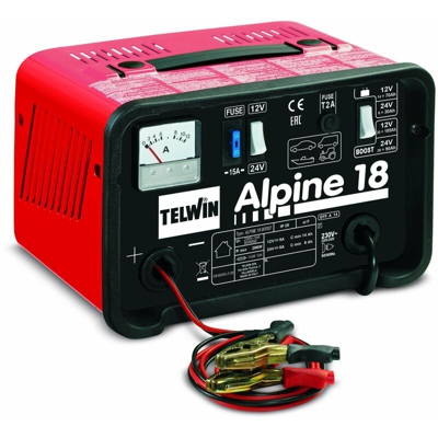 Caricabatterie Telwin Alpine 18 BOOST 230V 12-24V cod. 807545