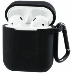 Cover custodia silicone nero cuffie bluetooth porta auricolari flessibile gancio - BS precio