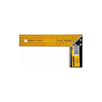 Maurer - SQUADRA PER FALEGNAME IN ACCIAIO FISSA DA 20 A 40 CM 14668/V 400 (14669)