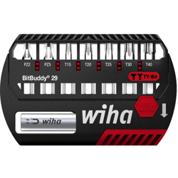 Wiha SB 7945TY-905 BitBuddy 29 42139 Kit inserti di avvitamento 8 parti Croce Pozidriv, TORX Plus en oferta