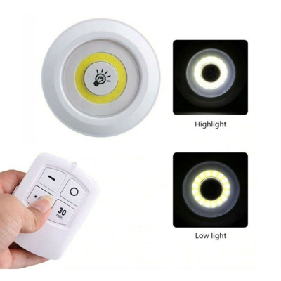 Faretto luce lampadina led cob telecomando per armadio casa controllo remoto - R&S