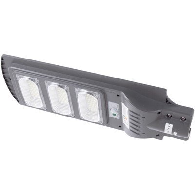Lampione a LED Solare 60W con Sensore | Bianco Freddo (RS-SLABS60W-CW) - GREENICE
