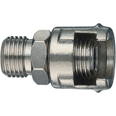 Raccordo Dado Fresato 11/B 3/8 m pz.2 Bl Ani