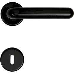 Minumet - MANIGLIA MARGHERITA C/ROSETTA COL. NERO* (1 CP) en oferta