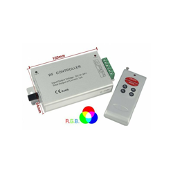 Ledlux - Centralina RF Audio Controller Strip Led RGB Cambio Colore A Ritmo Di Musica DC5V 12V 24V Frequenza 433MHz Telecomando Incluso características