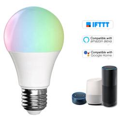 V5 WiFi intelligente lampadina a LED intelligente RGB + W applicata Alexa Google iniziale Lynx Elf pacchetti vocali telecomando applicazione precio