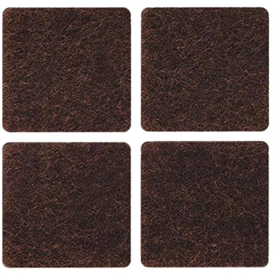 Jumbo - 50 CF Di CONF. FELTRINI X SEDIE MARRONE MM.100X100*