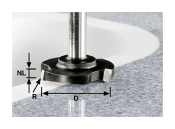 Festool Fresa piana HW gambo 12 mm HW D 52/R1ss S12 en oferta