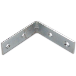 100 Pezzi Lastrina Ad Angolo Zincata Mm 100X100 - DCK GROUP precio