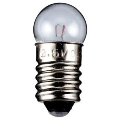 Goobay - lampadina globulare chiara 2,40 watt 6 volt CE E10 trasparente wnt 9581
