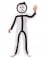 Costume da Stickman per bambino características