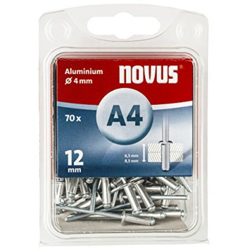 Novus 053645 Rivetto (Ø x L) 4 mm x 12 mm Alluminio Alluminio 70 pz. en oferta