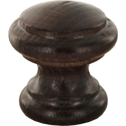 Idroweb - Pomolo pomello per mobili in legno noce 38 mm 25 pezzi art. 114A precio