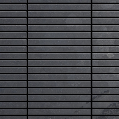 Mosaico metallo solido Acciaio grezzo laminato grigio spesso 1,6 mm ALLOY Linear-RS