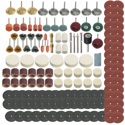 347Pcs Grinding Carteggiatura lucidatura Rotary utensili a ruota Kit di accessori Set - ASUPERMALL
