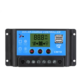 Regolatore solare, 12V / 24V 10A - ASUPERMALL precio