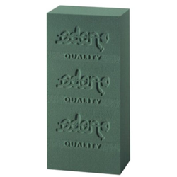 20 spugne idro per fiori freschi recisi mattonella spugna verde fiorai 25 cm - EDEN precio