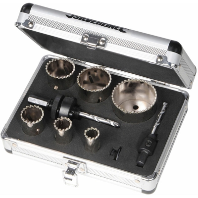 Silverline Seghe a tazza diamantate, 11 pezzi, Ø 19-57 mm