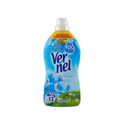 Vernel Blu Oxygen Ammorbidente Concentrato Lavatrice Profumazione Fino A 100 Giorni 1300Ml - HENKEL
