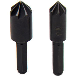 Smussatura esagonale in acciaio al carbonio a 90 gradi, 2 pezzi con 7 lame - ASUPERMALL precio