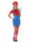 Costume da idraulico rosso da donna características