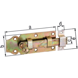 Catenaccio Di Porta 100 Mm - A12428 - ALBERTS en oferta