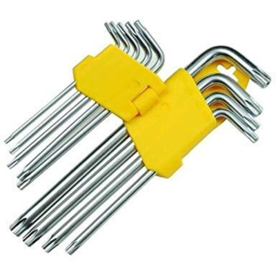 Set 9 chiavi resistorx piegate lunghe - KIPPEN