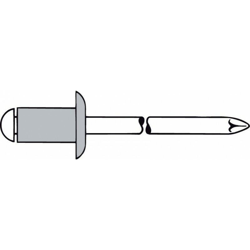 Rivetto Alu Va Turno Flachkopf 5 X35Mm Gesipa (A 100) precio