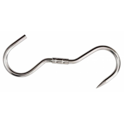 Salone - Gancio girevole da macellaio in acciaio inox mm.10x240 macelleria ganci en oferta