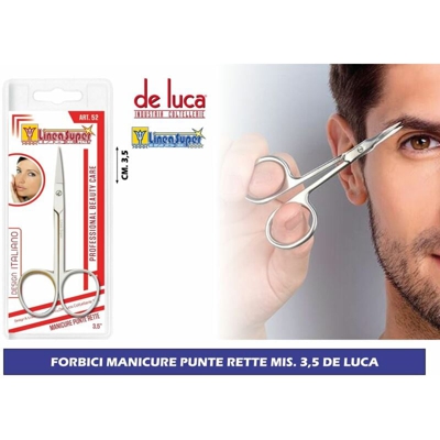 Forbici Manicure Punte Rette Mis. 3,5 De Luca - BIGHOUSE IT