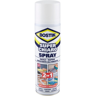 Adesivo Bostik Superchiaro Spray Ml. 500