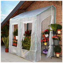 Serra A Parete Da Giardino Cm 200x110xh210 Con 1 Telo Aggiuntivo Di Ricambio en oferta