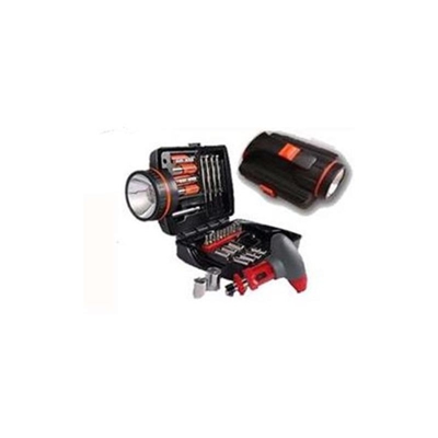BLACK & DECKER A7116-XJ Set per Avvitare + Torcia 26 Pezzi