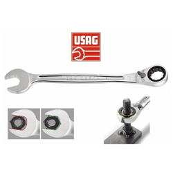 Usag 285 Ka Chiave Combinata A Cricchetto Revers. Fissa E Stella C Anello Tenuta-32 32 precio