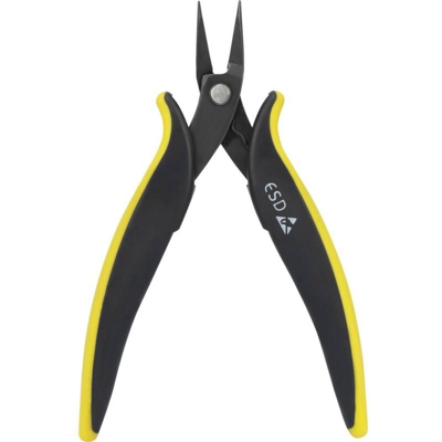 TOOLCRAFT 1555058 ESD Pinza a becchi tondi Dritti 144 mm