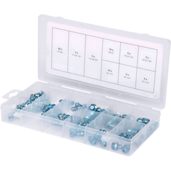 KS TOOLS Assortimento di nippli lubrificanti, metrico e in pollici, 70 pz. - KSTOOLS en oferta