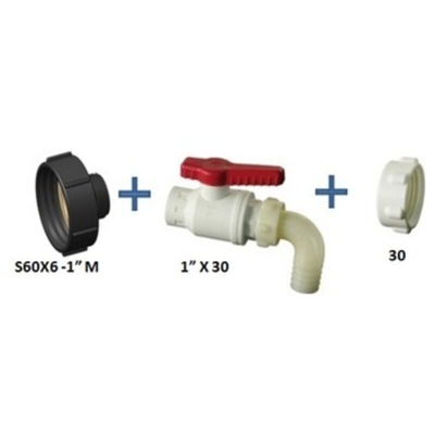 Set Di Collegamento A Contenitori Ibc S60X6X1'X30 - BUCCH