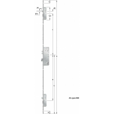 Ht-Lock Porta Multipla Pz, E92, Vk10, D55,20Ktdl / Dr - KFV