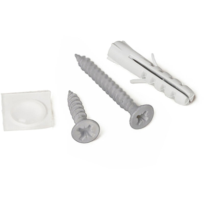 Set di viti e tasselli, Acciaio, Metallizzato Satinato. Marchio - REI