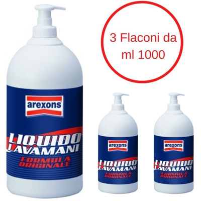 Liquido lava mani professionale ml 1000 con dosatore arexons