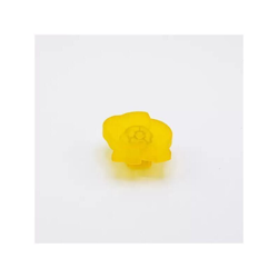 Polideas - Pomolo giallo a forma di elefantino in goffrato fine 53x56x25mm - 427E Animalier características