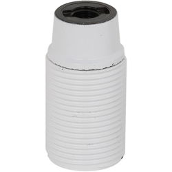 Portalampada E27 Camicia Filettata - Col.Bianco Completo Di Frutto Con Morsetti - F.A.E.G. precio