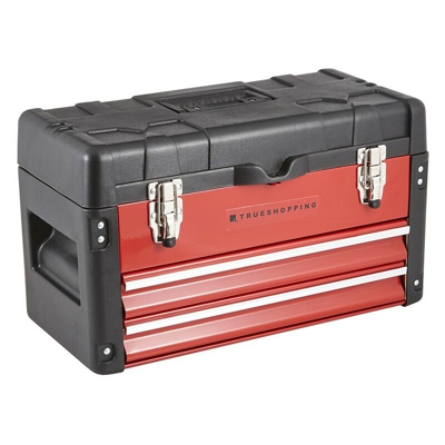 Trueshopping - Cassetta per Attrezzi per Topchest Resistente con 2 Cassetti Aggiuntivi