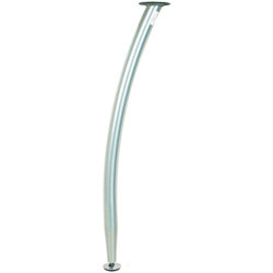 Gamba cilindrica, Alluminio, Metallizzato, 744 mm di altezza. Marchio REI precio